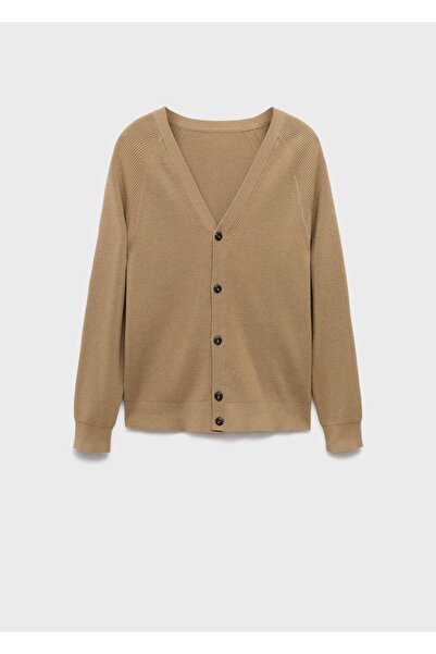 MANGO Man Ribana triko düğmeli hırka