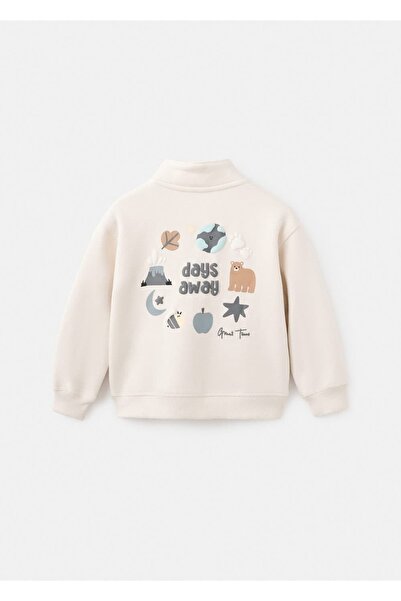 MANGO Baby Ayı desenli sweatshirt