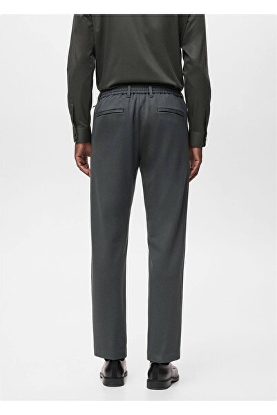 MANGO Man Comfort strech kumaş dar kesim ipli pantolon