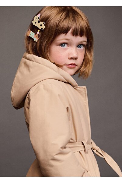 MANGO Baby İçi kürklü trençkot