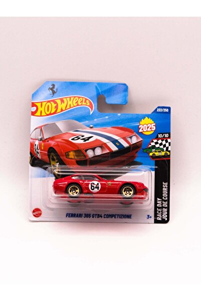 HOT WHEELS Ferrari 365 GTB4 Competizione Diecast Model Araba (1:64 Ölçek)