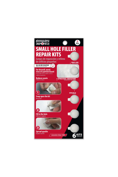 ALLWAY 6-Piece All-in-One Solution Small Hole Filler Repair Kit