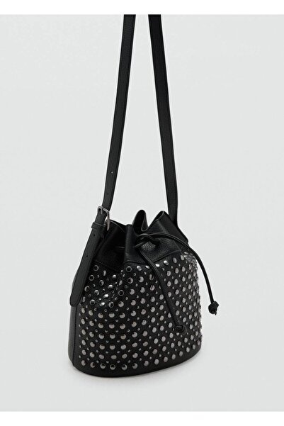 Mango Teen Zımba detaylı bucket çanta