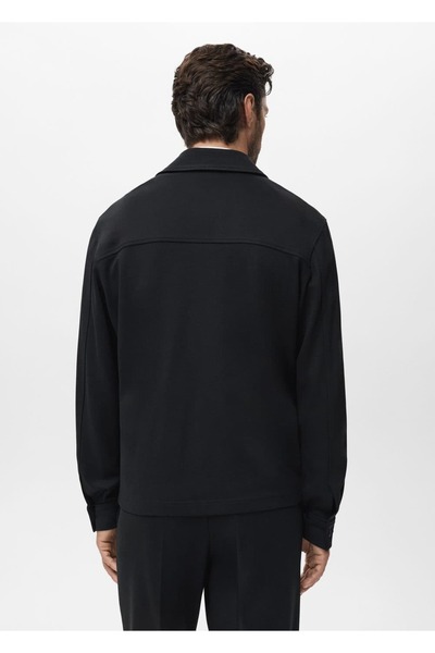 MANGO Man Fermuarlı cepli sweatshirt