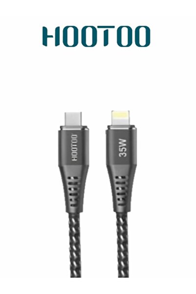 HooToo شاحن آيفون من هوتو 35 واط مع كابل لايتنينج إلى USB-C بطول 1 متر – قماش...