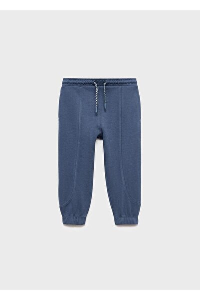 MANGO Baby Beli lastikli jogger pantolon