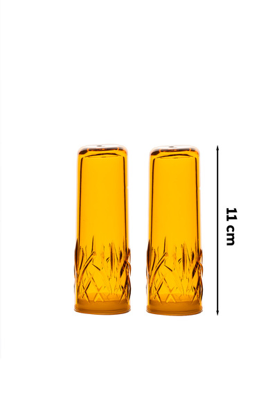 Perotti 4344 Melody 2-Piece Acrylic Salt Shaker Pepper Shaker Pepper Shaker 11 cm