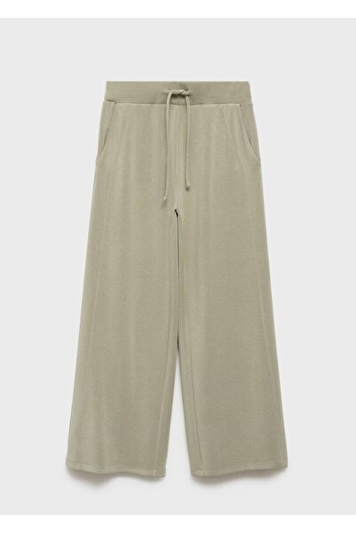 MANGO Woman Bağcıklı jogger pantolon