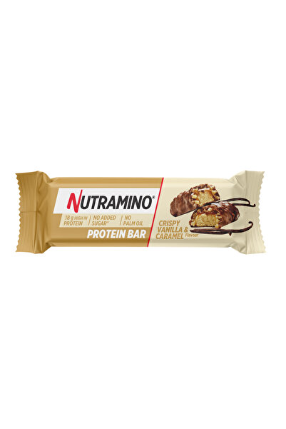Nutramino Baton proteic Aromă Crocantă și Caramel, 65g