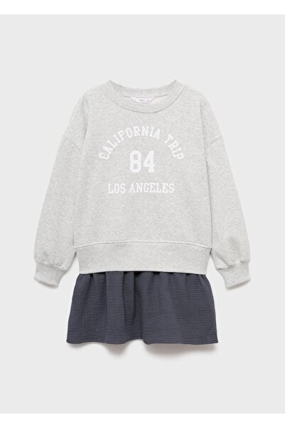MANGO Kids Karma sweatshirt elbise
