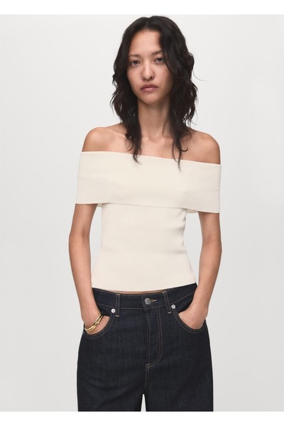 MANGO Woman Straplez triko bluz