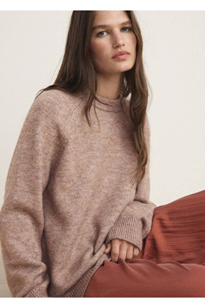 MANGO Woman Yuvarlak yaka triko kazak