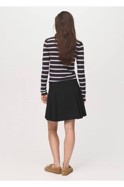 MANGO Woman Ekose mini etek