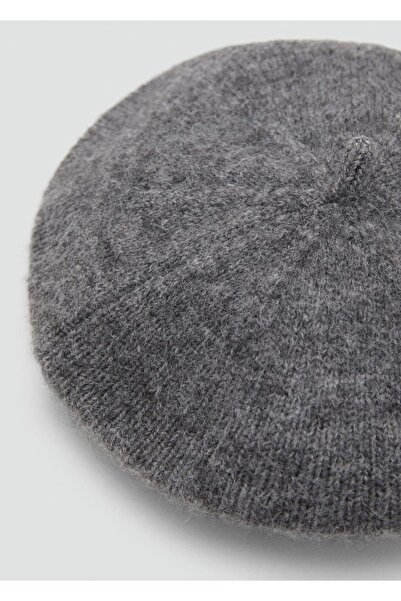 MANGO Woman Çizgili bere