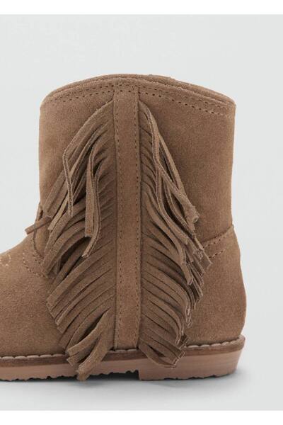 MANGO Baby Püsküllü deri çizme