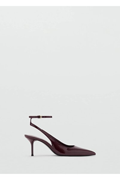 MANGO Woman Topuklu rugan ayakkabı