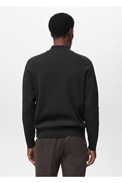 MANGO Man Fermuarlı yaka hava geçirgen kazak