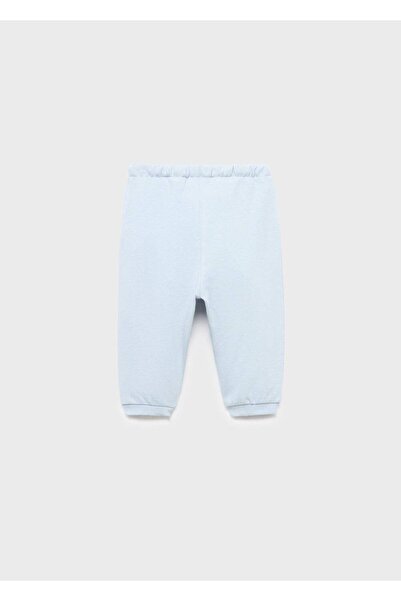 MANGO Baby İpli pamuklu jogger pantolon
