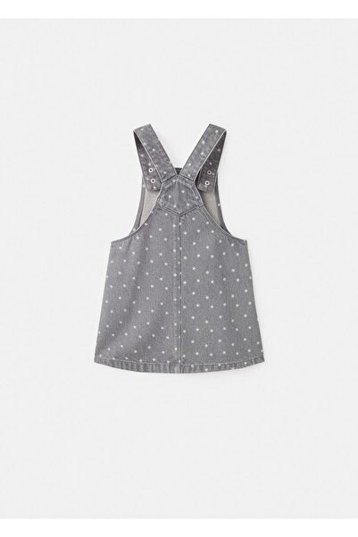 MANGO Baby Yıldızlı denim pichi elbise
