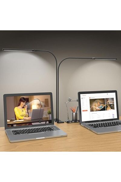 Generic 144 LED Desk Lamp with Clamp, [3 Color & 10 Brightness] Dimmable Reading Lamp with 27.6'' Flexible G