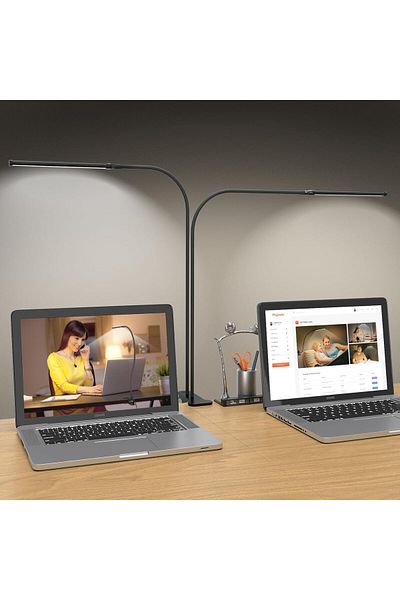 Generic 144 LED Desk Lamp with Clamp, [3 Color & 10 Brightness] Dimmable Reading Lamp with 27.6'' Flexible G