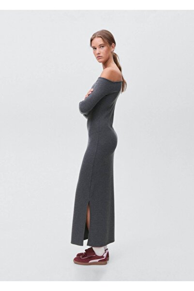 Mango Teen Cut out detaylı uzun elbise