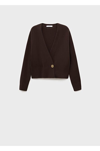 MANGO Woman Mücevher düğmeli kruvaze hırka