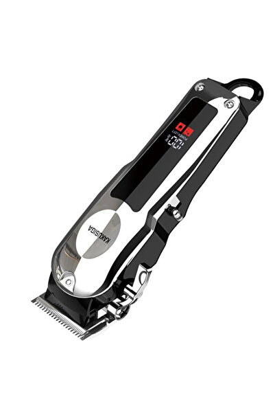 REDz Accessories Mașină de tuns, KSC-1525, aparat de tuns barba, capacitate 2000mAh, autonomie baterie 4h, negru