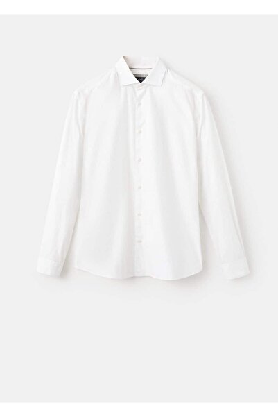 MANGO Man %100 pamuklu slim fit gömlek