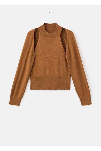 MANGO Woman Hırka tarzı kazak