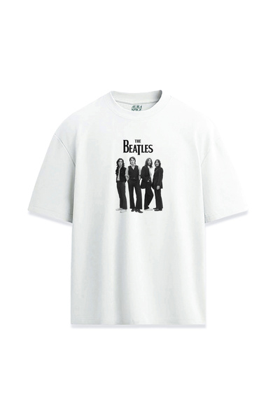 Darkia تي شيرت مريح مطبوع بتصميم خاص للجنسين من ذا بيتلز