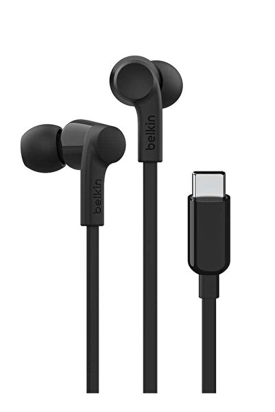 Belkin سماعات رأس SoundForm مزودة بموصل USB من النوع C، سماعات أذن داخلية مزو...