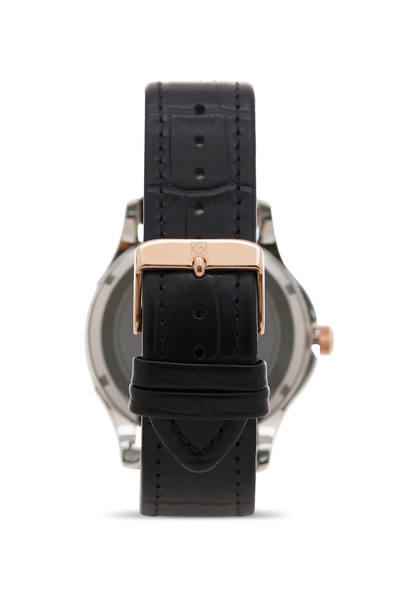 GENEVAL Men's Leather Analog Watch GL1617CRWB