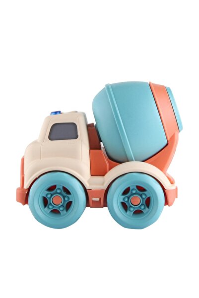 lets be child Camion-betoniera cu sunete si lumini, crem/albastru 11x14.5, LC
