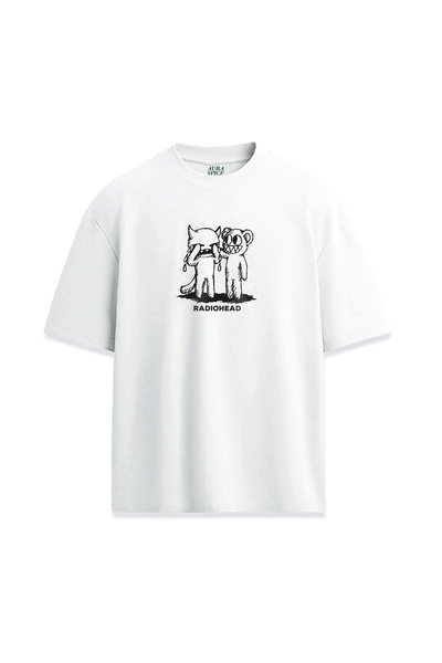 Darkia تي شيرت مطبوع بتصميم خاص من Radiohead Minimal