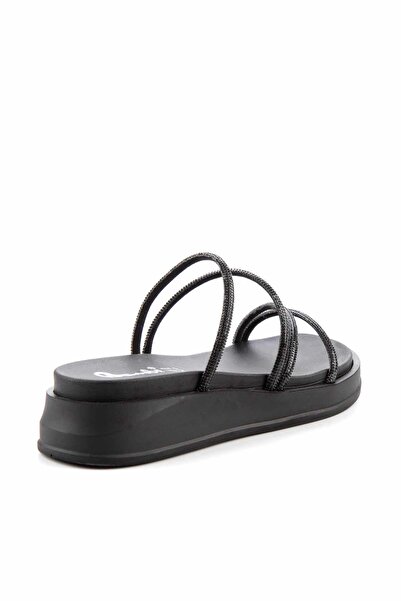 Bambi Black Women's Slippers K04956401587