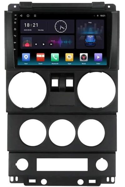 SHEZA STAR ستيريو سيارة أندرويد لسيارة جيب رانجلر 2007-2012 (بابين) 4+64 جيجا...