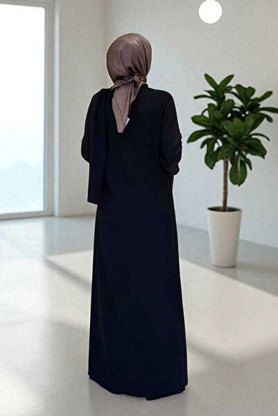 Bym Fashion One Shoulder Gold Buckle Detailed Tunic Trousers Set 8698 Black