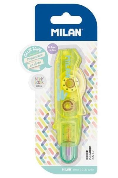 Milan Adhesive tape 8.4 mm x 8 m New look yellow