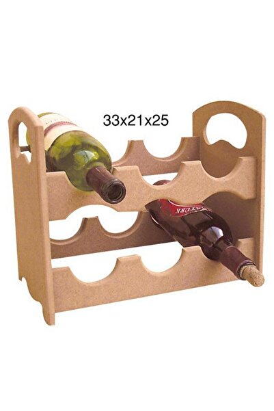 Hobi&Polyester Atölyesi ŞRP 147 6 LI ŞARAPLIK 33X21X25