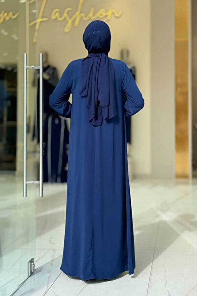 Bym Fashion Φόρεμα με λεπτομέρεια από πέτρα 6033 Navy Blue