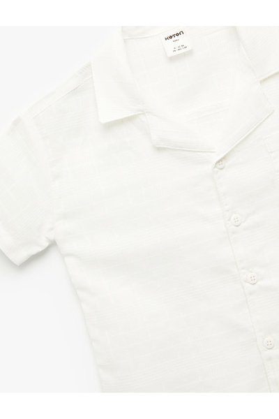 Koton Button Pocket Detailed Short Sleeve Shirt