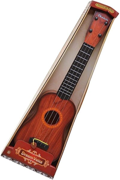 Generic 4 String Musical Guitar Toy for Kids, Brown