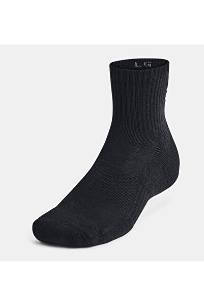 Under Armour Unisex Ua Tc 3 Pack Qtr Socks 1386372-001