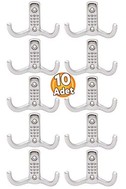 Kawin 10 Adet Noktalı Vestiyer Duvar Portmanto Askısı Dolap Askılığı Siyah Kr...