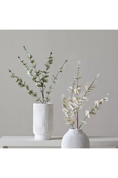Home Box Floret Eucalyptus Flower Satin Spray - 90 cm