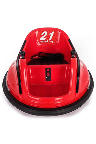 Factual Toys Kids Electric Rideon Drift Toy Bumper Car Swing Style With LED Lighting-Red