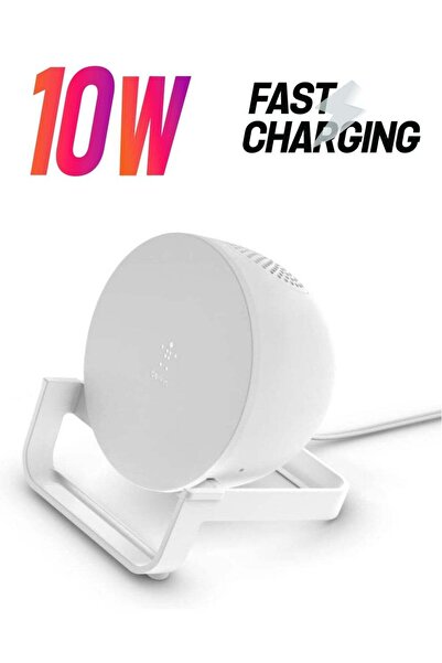 Belkin BoostCharge 10W Wireless Charging Stand With Bluetooth Speaker - For i...