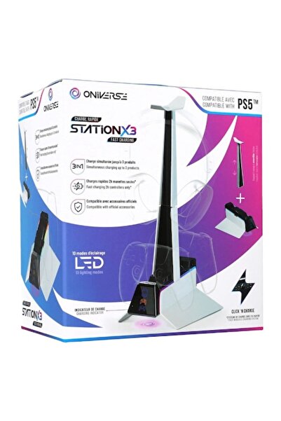 Oniverse Stație de încărcare rapidă Oniverse, pentru PS5, încărcare simultană...