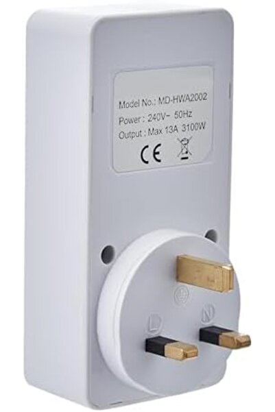 Duravel مقبس كهربائي رقمي بمؤقت كهربائي 13 أمبير 3100 وات شاشة LCD 20 مجموعة تشغيل/إيقاف وقت قابل للبرمجة